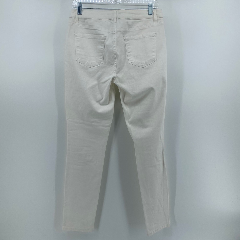 Refuge Womens White Skinny Jeans Size 10 Stretch Denim Pants - Picture 4 of 5
